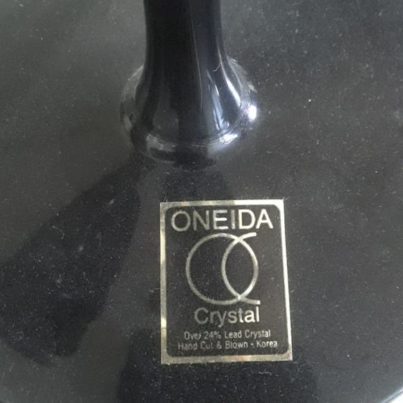 Oneida Accents Crystal Candle Holders Excellent Condition Poshmark